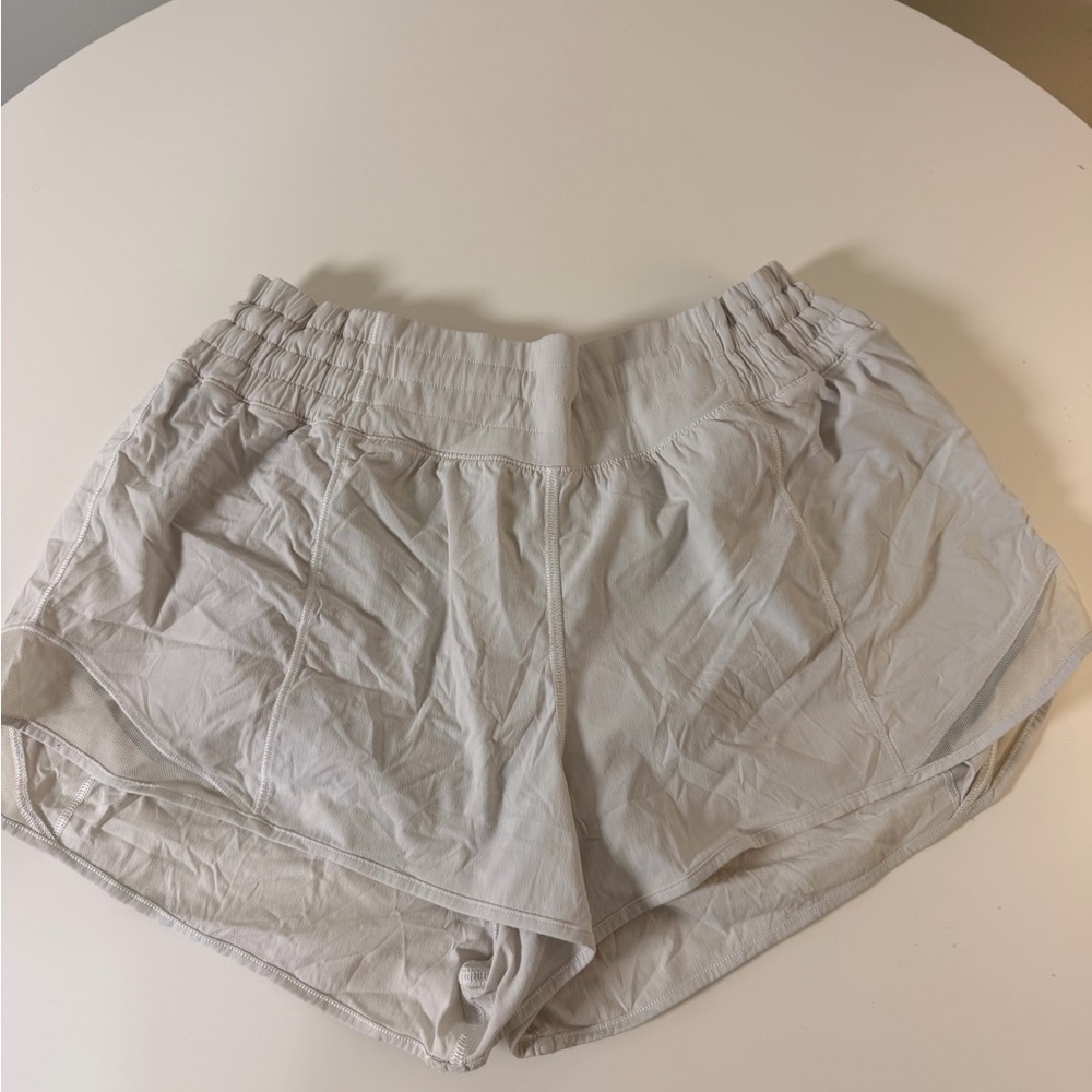 lululemon athletica Cream Athletic Running Shorts - Picture 2 of 6